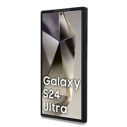 Калъф за Samsung Galaxy S24 Ultra S928, Karl Lagerfeld, Silicone Choupette Metal, Черен
