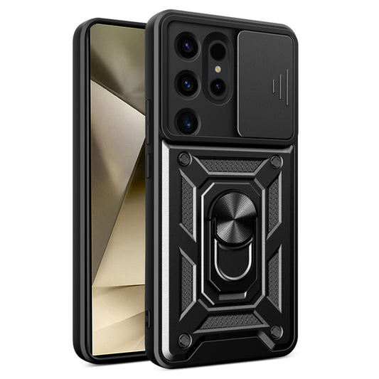 Калъф за Samsung Galaxy S24 Ultra S928, Techsuit, CamShield, Черен