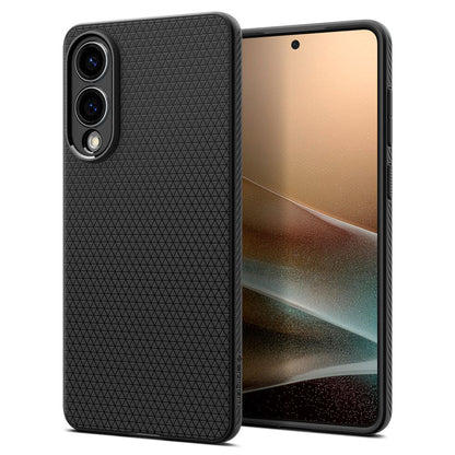 Калъф за Samsung Galaxy S25 Edge S937, Spigen, Liquid Air, Мат Черен ACS09420