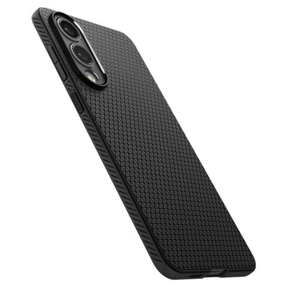 Калъф за Samsung Galaxy S25 Edge S937, Spigen, Liquid Air, Мат Черен ACS09420