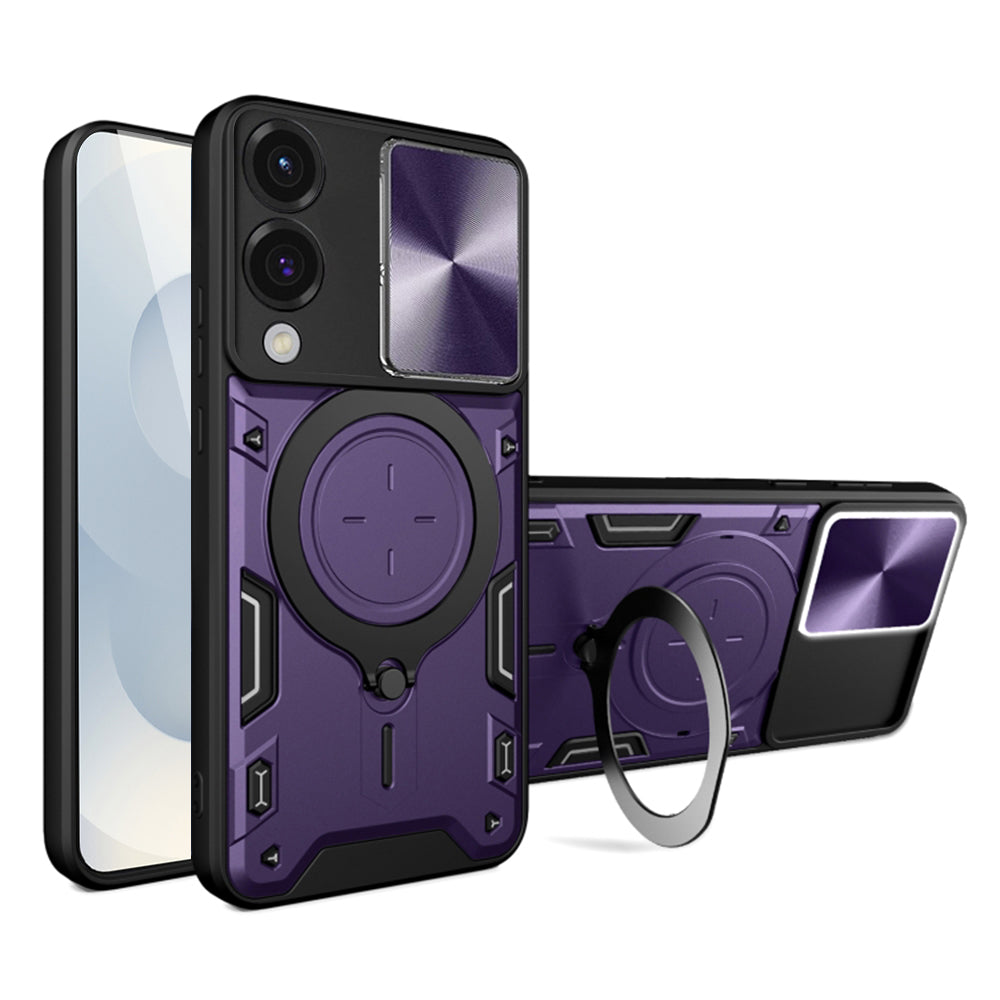 Калъф за Samsung Galaxy S25 Edge S937, Techsuit, CamGuard Pro, Лилав