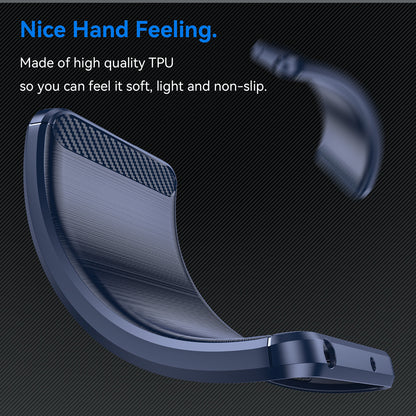 Калъф за Samsung Galaxy S25 Edge S937, Techsuit, Карбон, Син