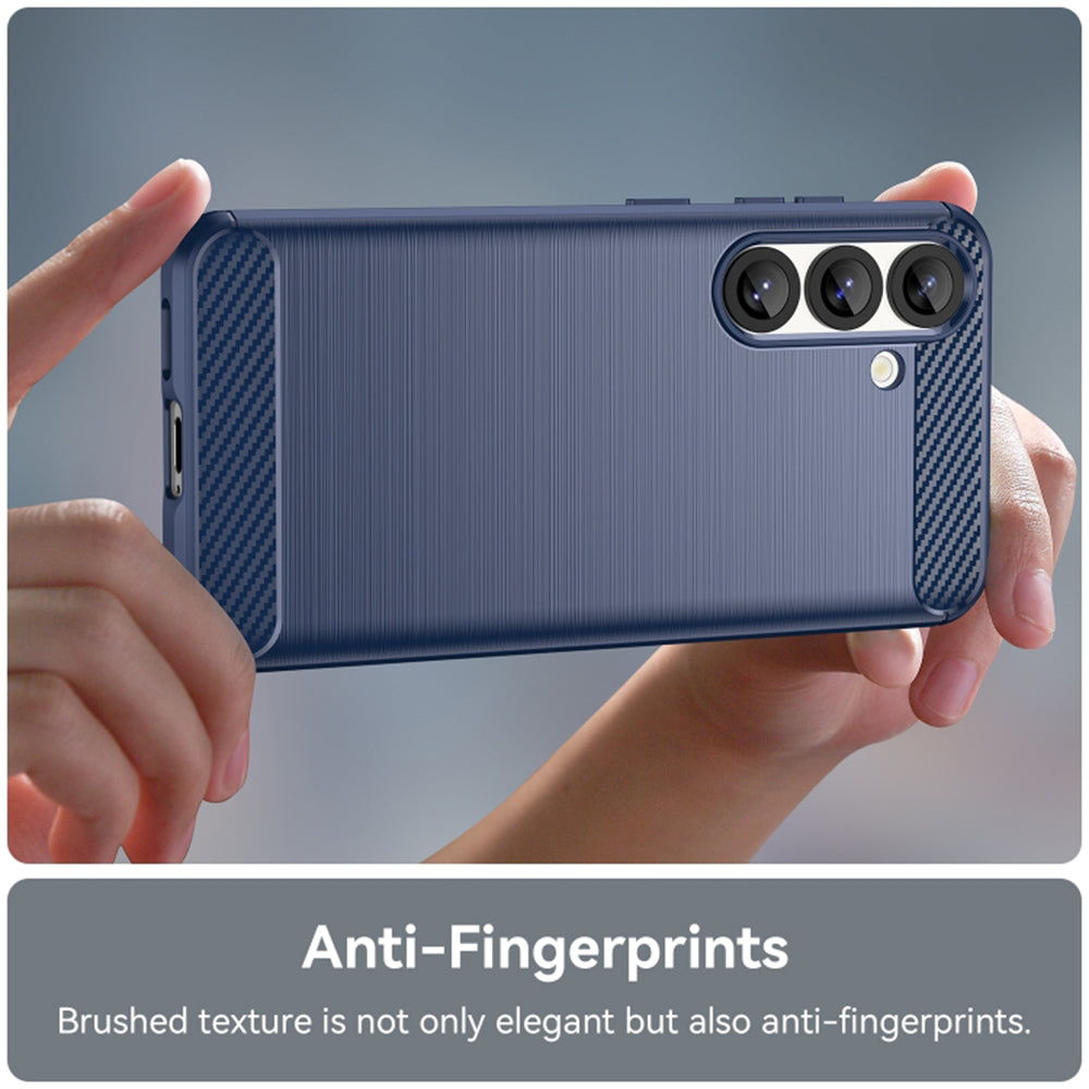 Калъф за Samsung Galaxy S25 Edge S937, Techsuit, Карбон, Син