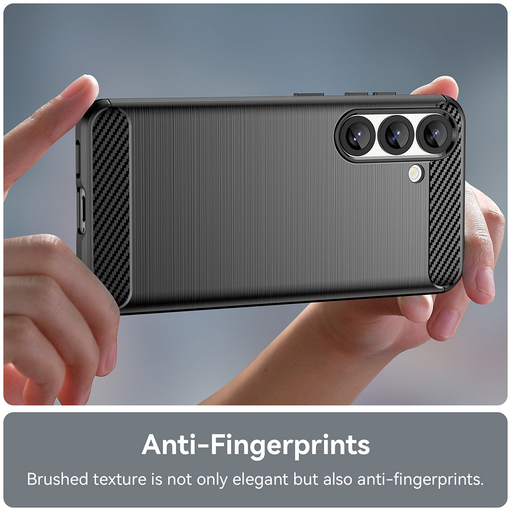 Калъф за Samsung Galaxy S25 Edge S937, Techsuit, Карбон, Черен