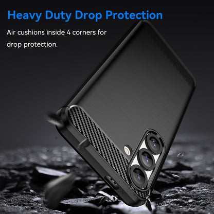 Калъф за Samsung Galaxy S25 Edge S937, Techsuit, Карбон, Черен
