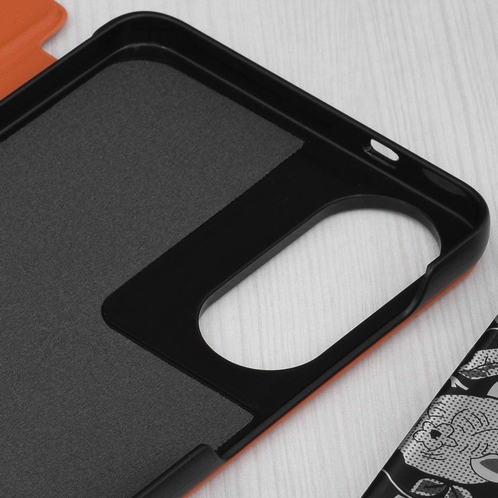 Калъф за Samsung Galaxy S25 Edge S937, Techsuit, eFold, Оранжев