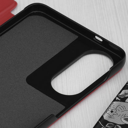 Калъф за Samsung Galaxy S25 Edge S937, Techsuit, eFold, Червен