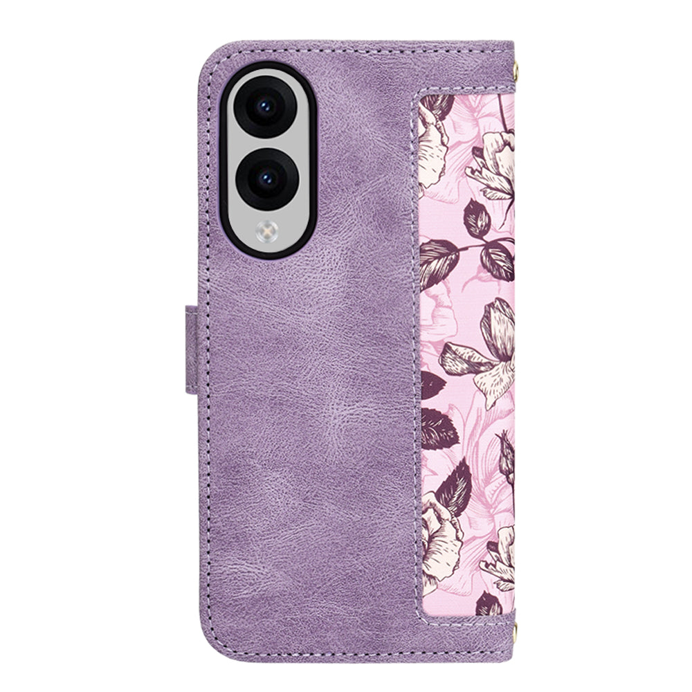 Калъф за Samsung Galaxy S25 Edge S937, Techsuit, FlipCraft, Лилав
