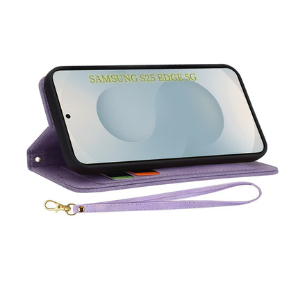 Калъф за Samsung Galaxy S25 Edge S937, Techsuit, FlipCraft, Лилав