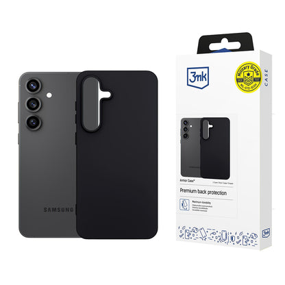 Калъф за Samsung Galaxy S25 FE, 3MK, Матиран Черен