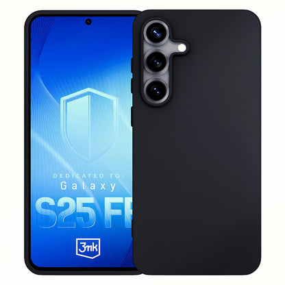 Калъф за Samsung Galaxy S25 FE, 3MK, Матиран Черен