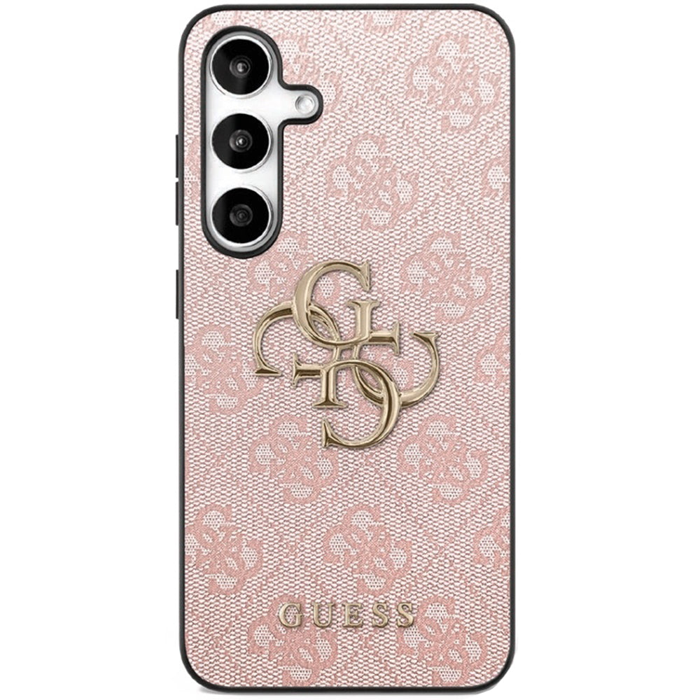 Калъф за Samsung Galaxy S25 FE, Guess, 4G Metal Logo, Розов