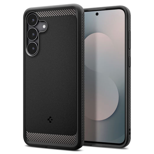 Калъф за Samsung Galaxy S25 FE, Spigen, Rugged Armor, Матово черен ACS10025