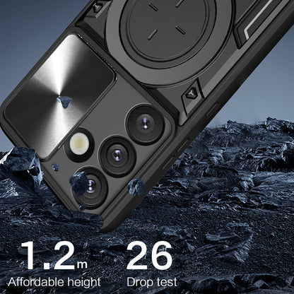 Калъф за Samsung Galaxy S25 FE, Techsuit, CamGuard Pro, Син