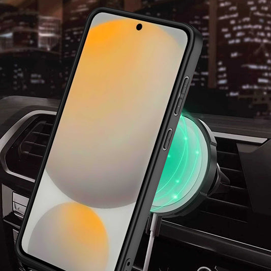 Калъф за Samsung Galaxy S25 FE, Techsuit, RuggedCam, Лилав