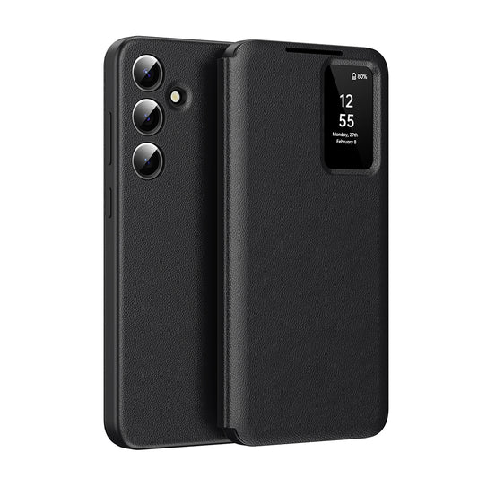 Калъф за Samsung Galaxy S25 FE, Techsuit, SmartView, Черен