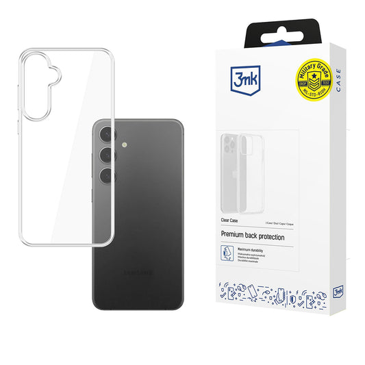 Калъф за Samsung Galaxy S25+ S936, 3MK, прозрачен, прозрачен