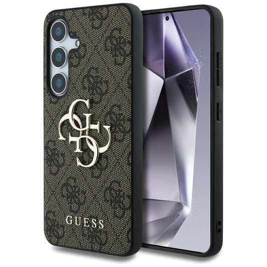 Калъф за Samsung Galaxy S25+ S936, Guess, 4G Big Logo, Кафяв