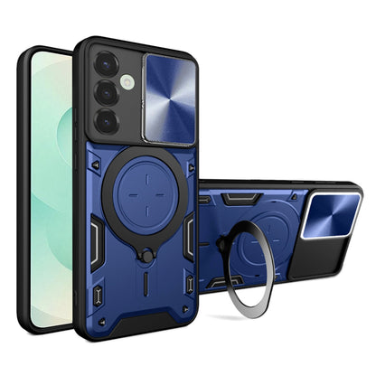 Калъф за Samsung Galaxy S25+ S936, Techsuit, CamGuard Pro, Син