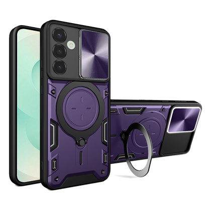 Калъф за Samsung Galaxy S25+ S936, Techsuit, CamGuard Pro, Лилав