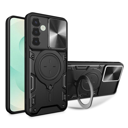 Калъф за Samsung Galaxy S25+ S936, Techsuit, CamGuard Pro, Черен