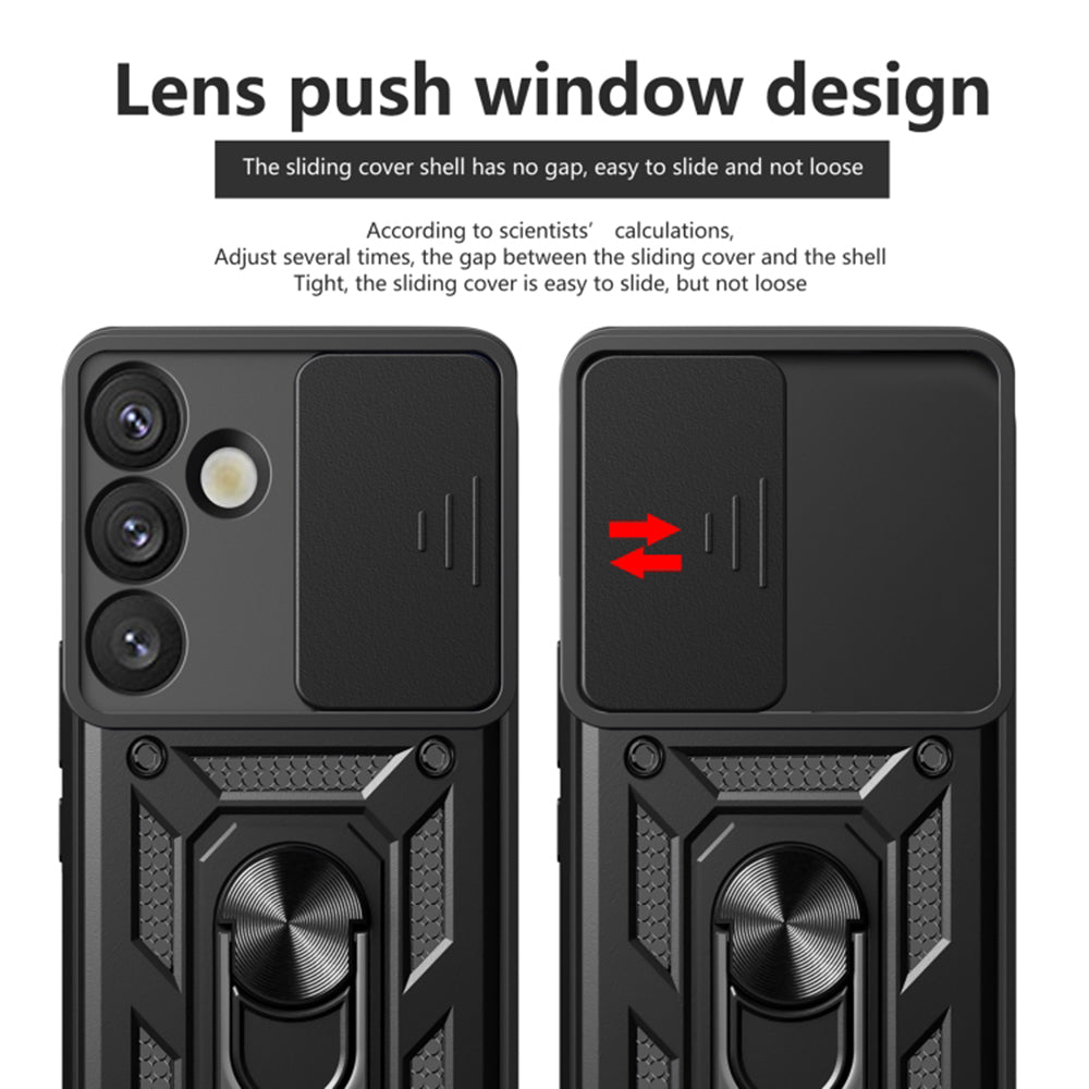 Калъф за Samsung Galaxy S25+ S936, Techsuit, CamShield, Син