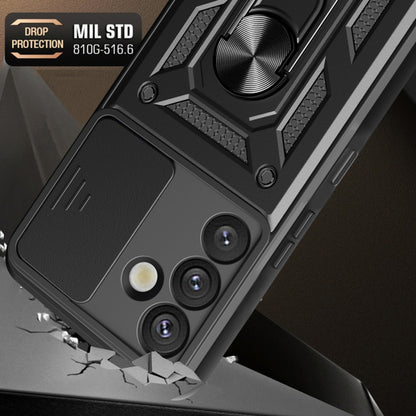 Case for Samsung Galaxy S25+ S936, Techsuit, CamShield, Black