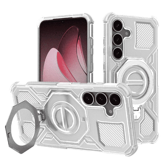 Case for Samsung Galaxy S25+ S936, Techsuit, Carbon Shield Pro, White