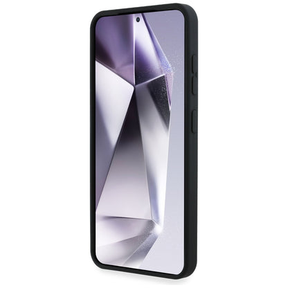 Калъф за Samsung Galaxy S25 S931, Karl Lagerfeld, Силикон с метално лого, Черен