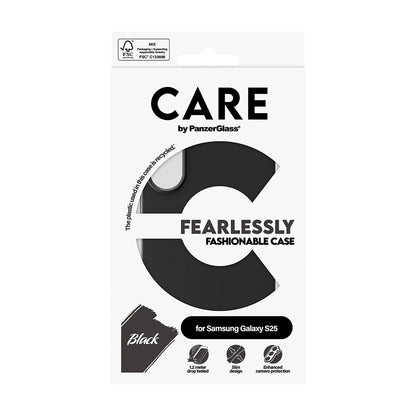 Калъф за Samsung Galaxy S25 S931, PanzerGlass, Care Fashionable, Черен