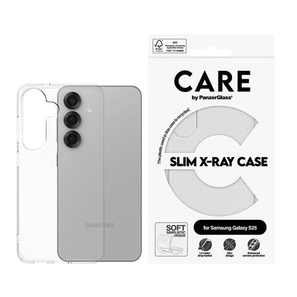 Калъф за Samsung Galaxy S25 S931, PanzerGlass, Care Fashionable, Прозрачен