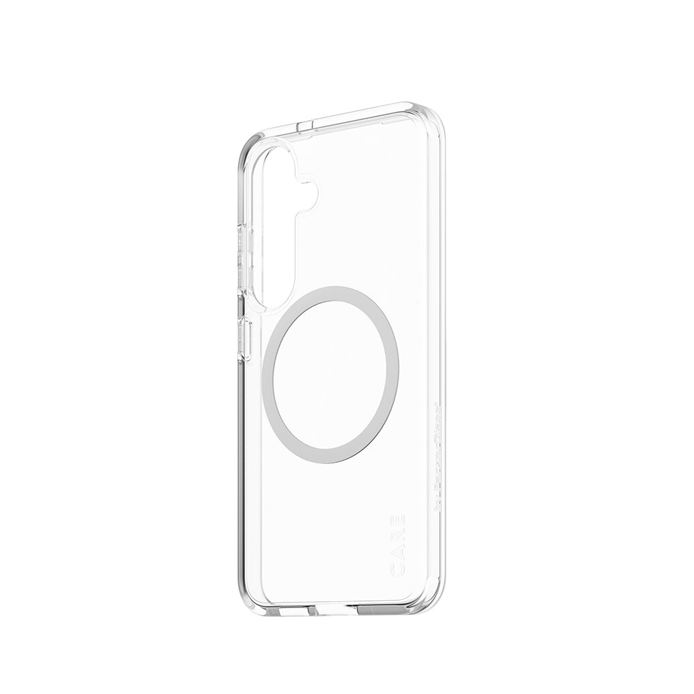Калъф за Samsung Galaxy S25 S931, PanzerGlass, Care Urban Combat, Прозрачен Бял