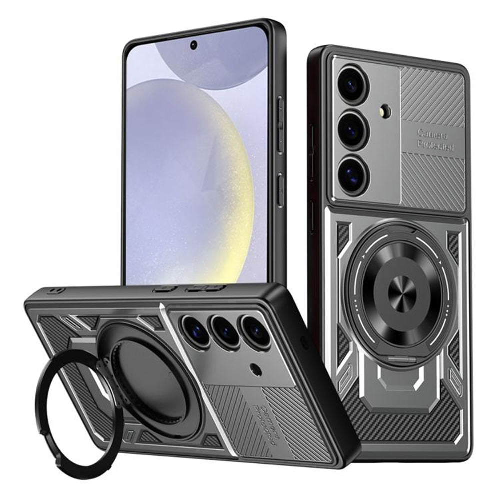 Калъф за Samsung Galaxy S25 S931 / S24 S921, Techsuit, RuggedCam, Сив
