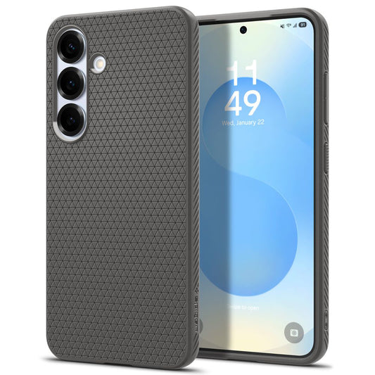 Калъф за Samsung Galaxy S25 S931, Spigen, Liquid Air, Сив