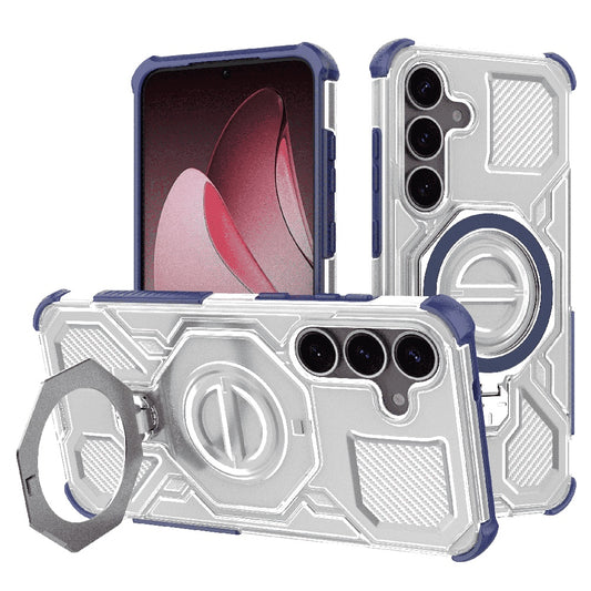 Калъф за Samsung Galaxy S25 S931, Techsuit, Carbon Shield Pro, Син