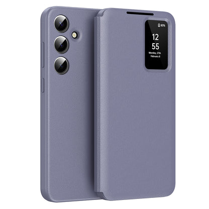 Калъф за Samsung Galaxy S25 S931, Techsuit, SmartView, Лилав