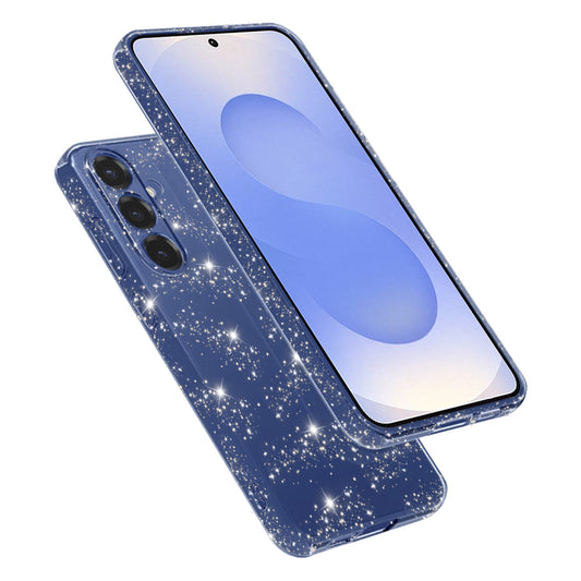Калъф за Samsung Galaxy S25 S931, Techsuit, SparkleSkin, Прозрачен