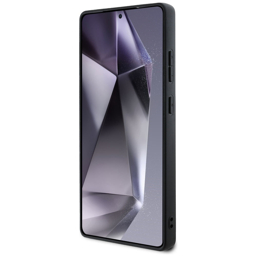 Калъф за Samsung Galaxy S25 Ultra S938, Guess, Glitter Big 4G Script, Черен