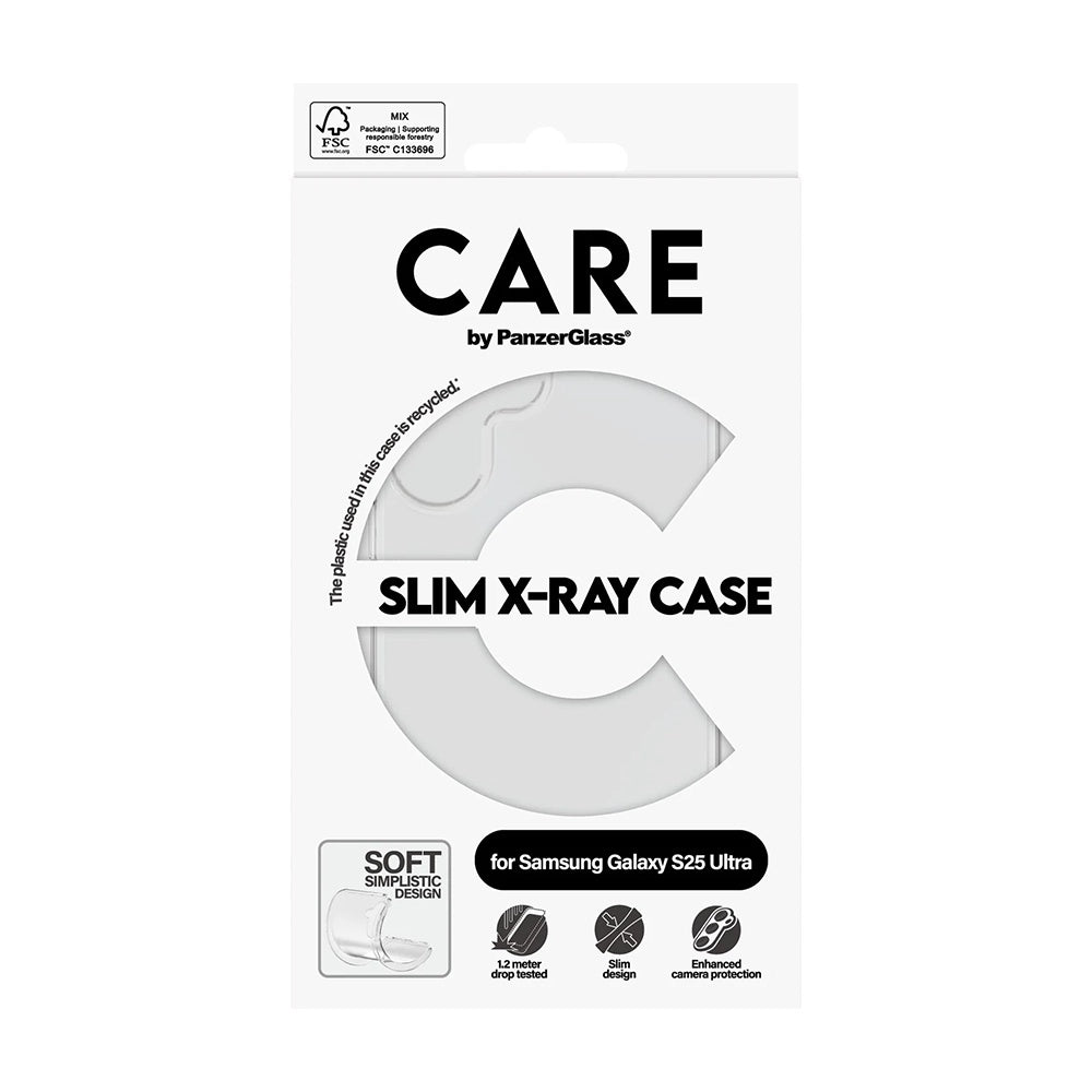 Калъф за Samsung Galaxy S25 Ultra S938, PanzerGlass, Care Fashionable, Прозрачен