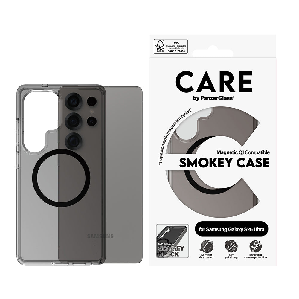 Калъф за Samsung Galaxy S25 Ultra S938, PanzerGlass, Care Urban Combat, Черен