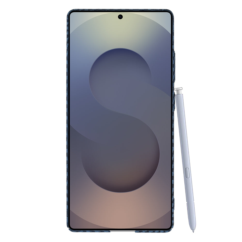 Калъф за Samsung Galaxy S25 Ultra S938, Techsuit, Carbonite FiberShell, Тюркоаз