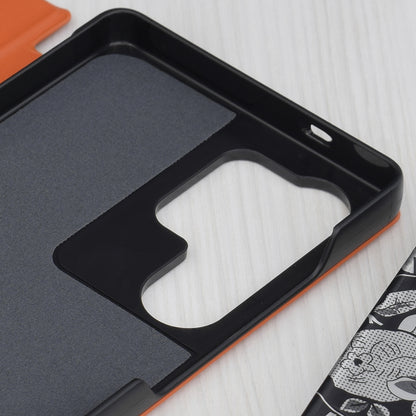 Калъф за Samsung Galaxy S25 Ultra S938, Techsuit, eFold, Оранжев