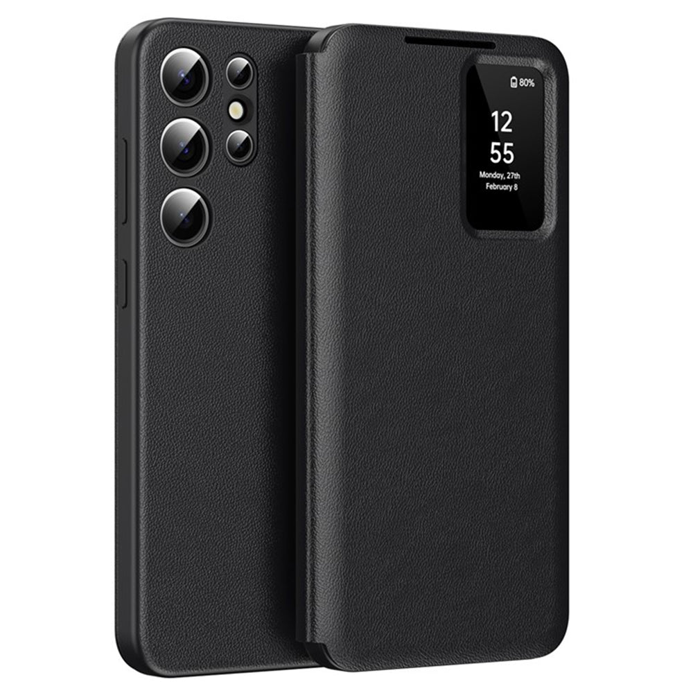 Калъф за Samsung Galaxy S25 Ultra S938, Techsuit, SmartView, Черен