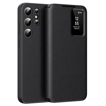 Калъф за Samsung Galaxy S25 Ultra S938, Techsuit, SmartView, Черен