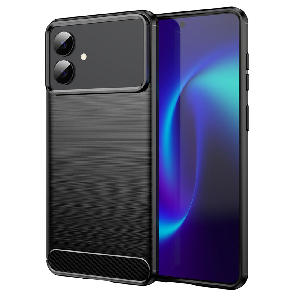 Калъф за Samsung Galaxy S26 Edge, Techsuit, Карбон, Черен