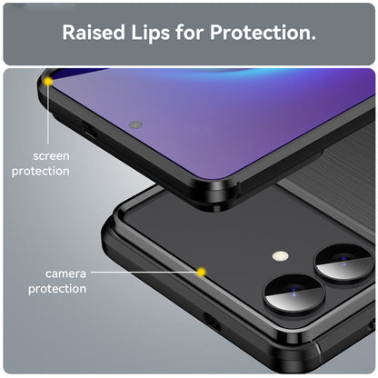 Калъф за Samsung Galaxy S26 Edge, Techsuit, Карбон, Черен