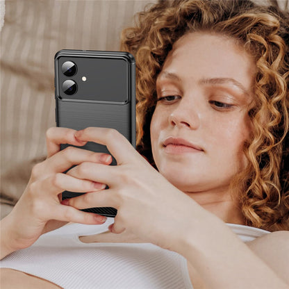 Калъф за Samsung Galaxy S26 Edge, Techsuit, Карбон, Черен