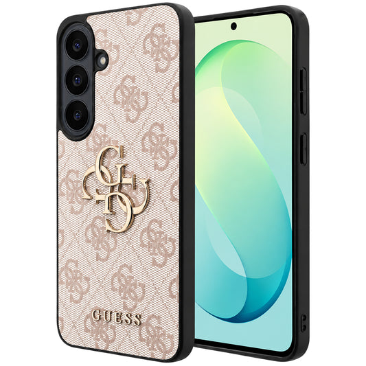 Калъф за Samsung Galaxy S26 FE S741, Guess, 4G метално лого, розов