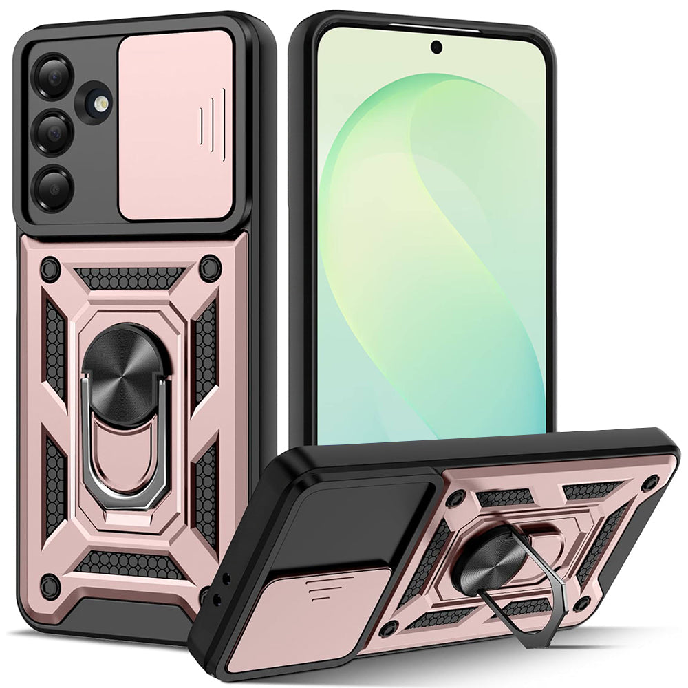 Калъф за Samsung Galaxy S26 FE S741 / S25 FE, Techsuit, CamShield, розово злато