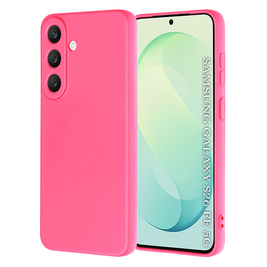 Калъф за Samsung Galaxy S26 FE S741 / S25 FE, Techsuit, SoftFlex, тъмнорозов
